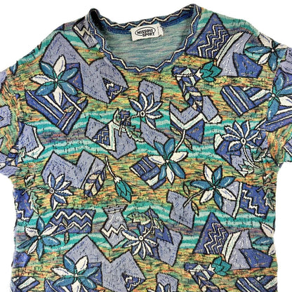 Vintage Missoni flower print t shirt woman’s size XL