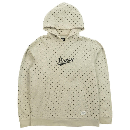 Vintage Stussy Dot Pattern Hoodie Size L