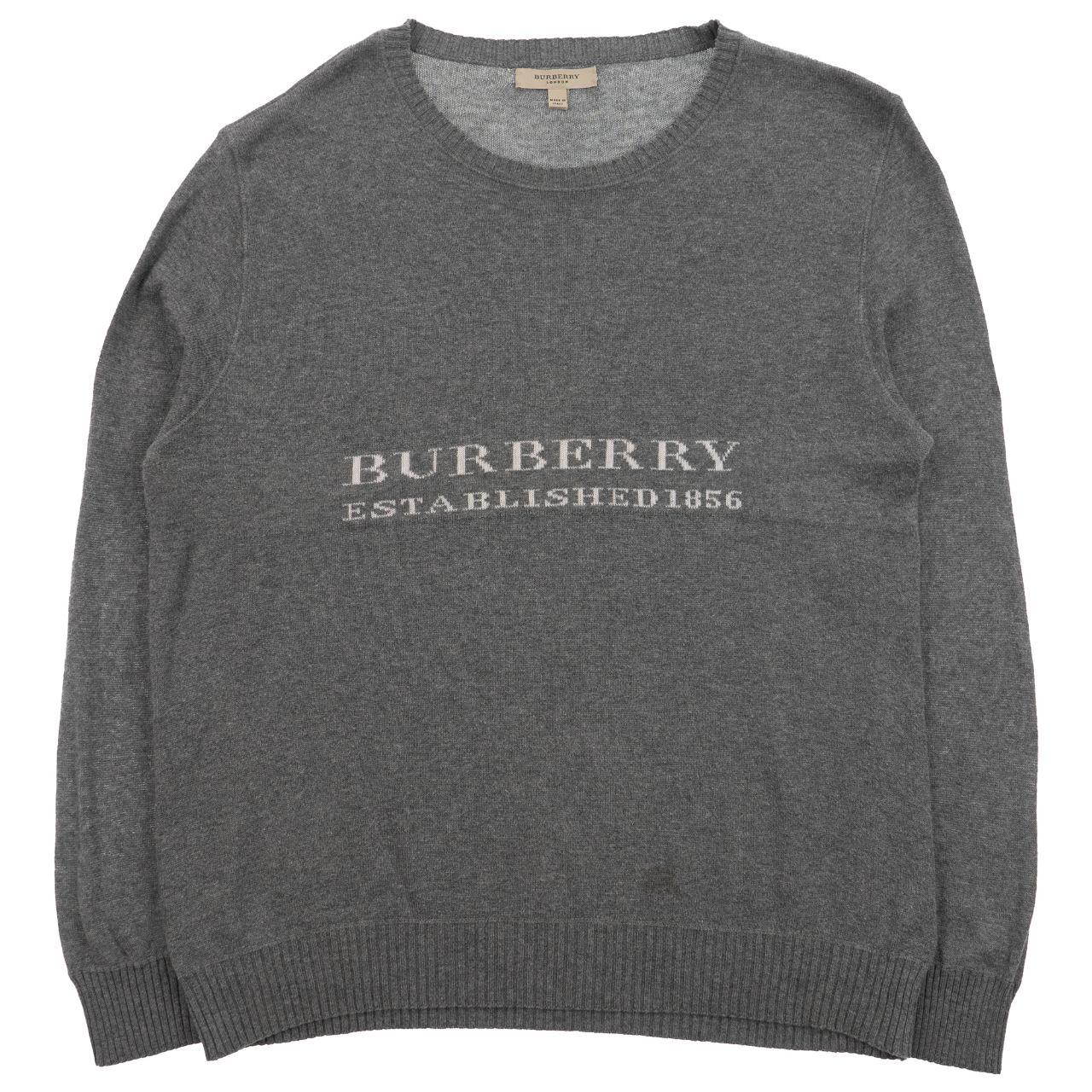 Burberry grey outlet jumper