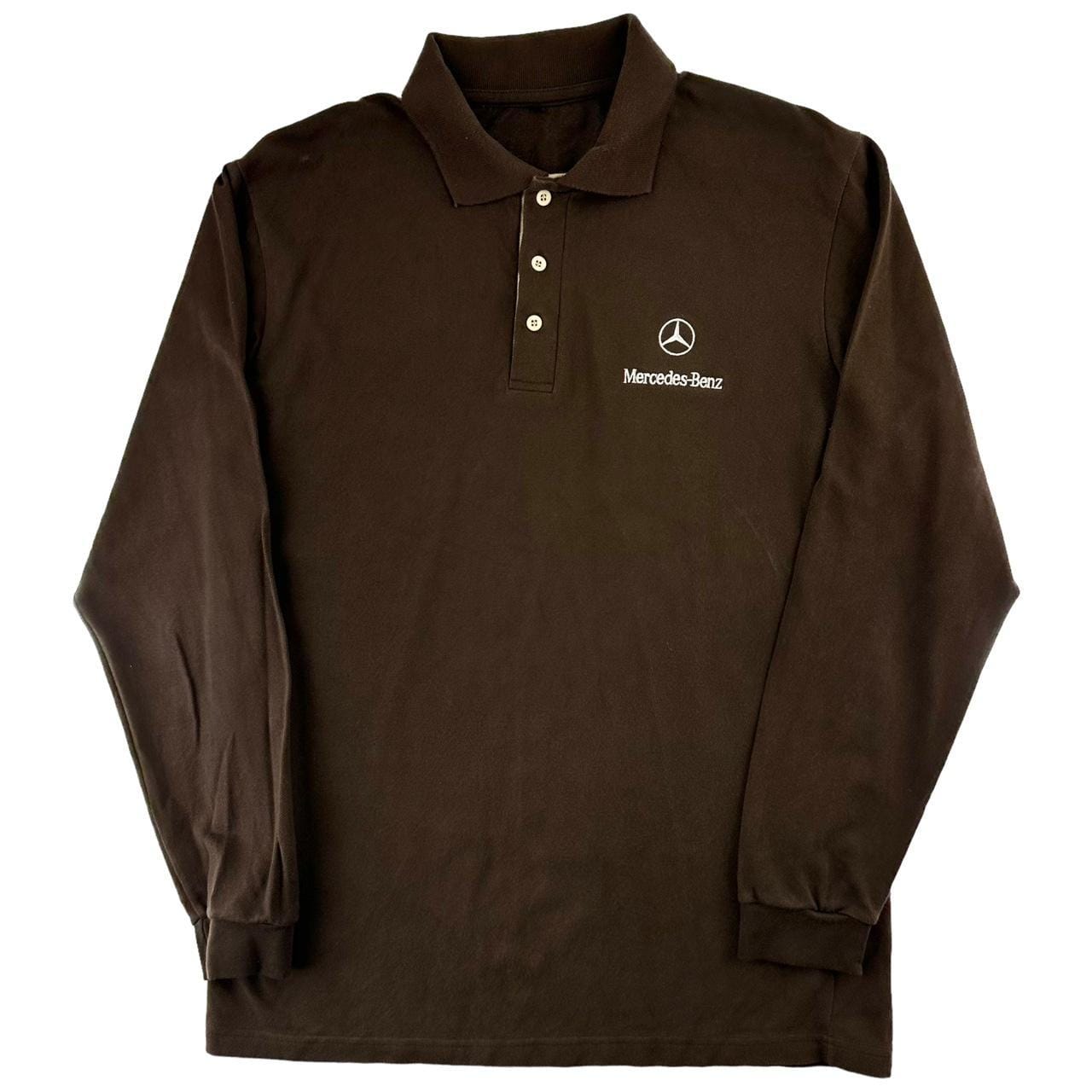 Mercedes long sleeve polo shirt size M