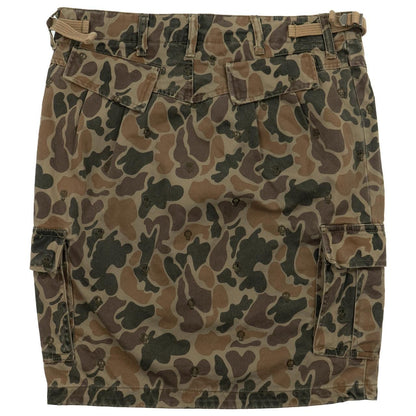 Vintage Stussy Camo Skull Skirt Size W30