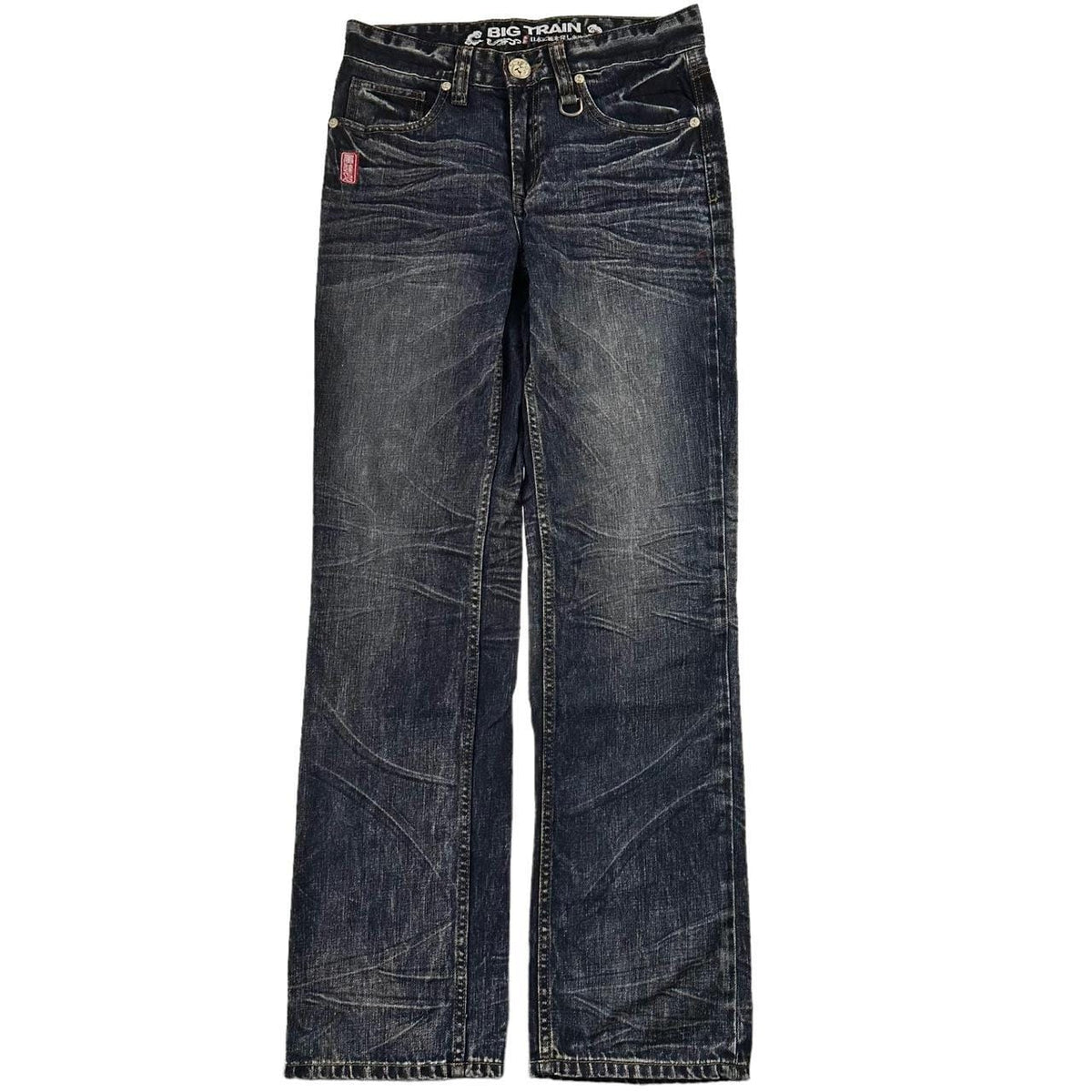 Vintage Big train wave Japanese denim jeans trousers W30