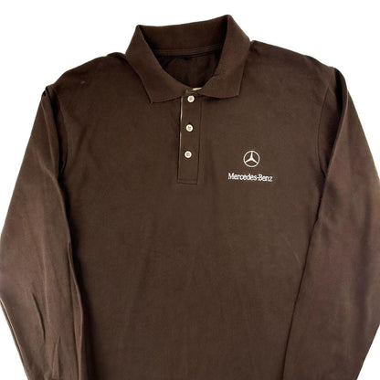 Mercedes long sleeve polo shirt size M