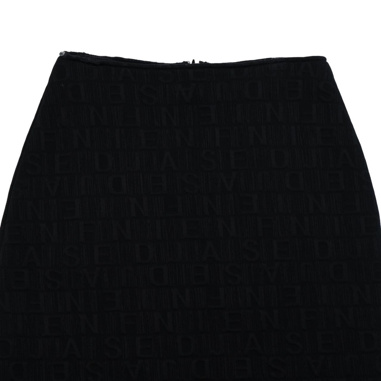 Vintage Fendi Monogram Skirt Size W26