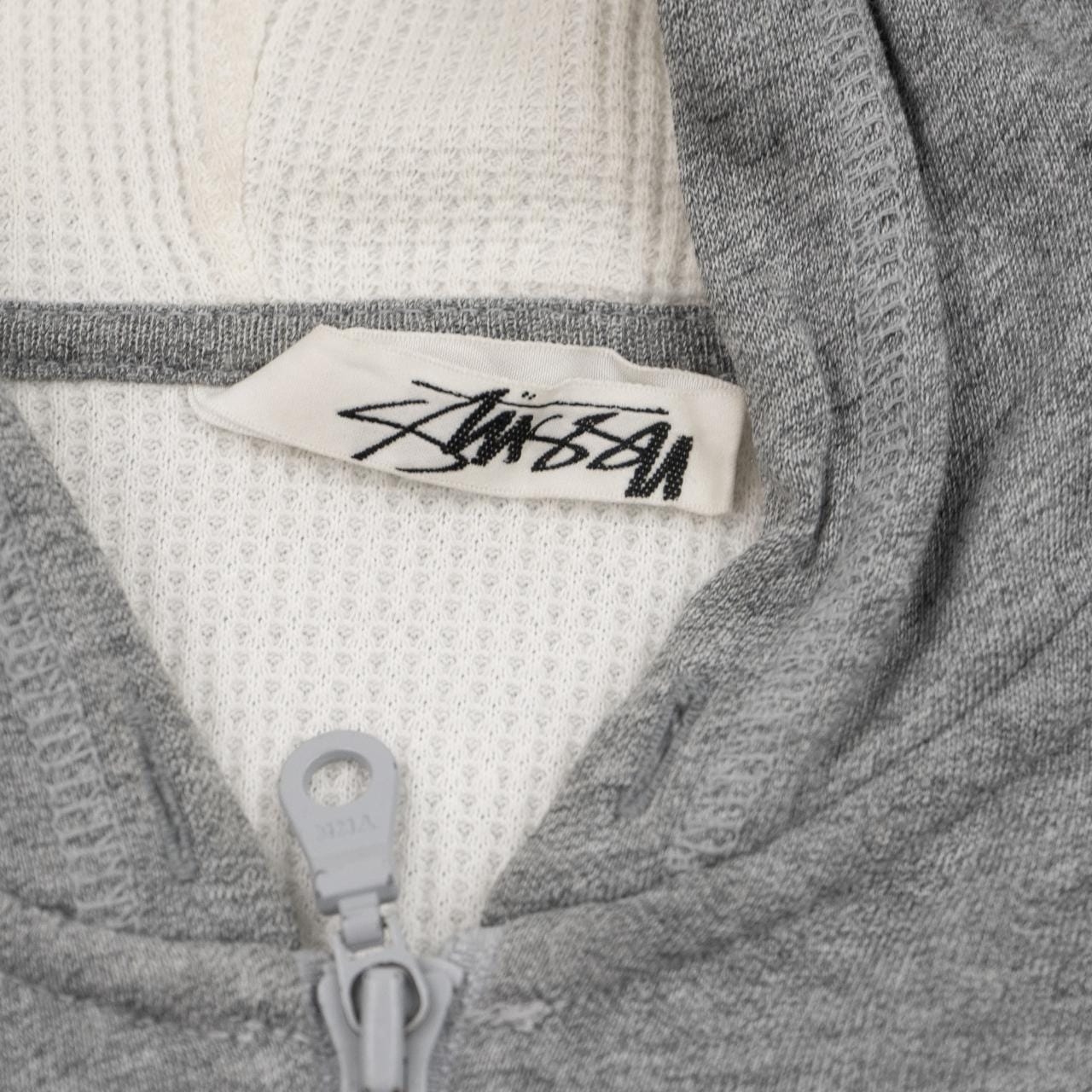 Vintage Stussy monogram zip hoodie size L - second wave vintage store