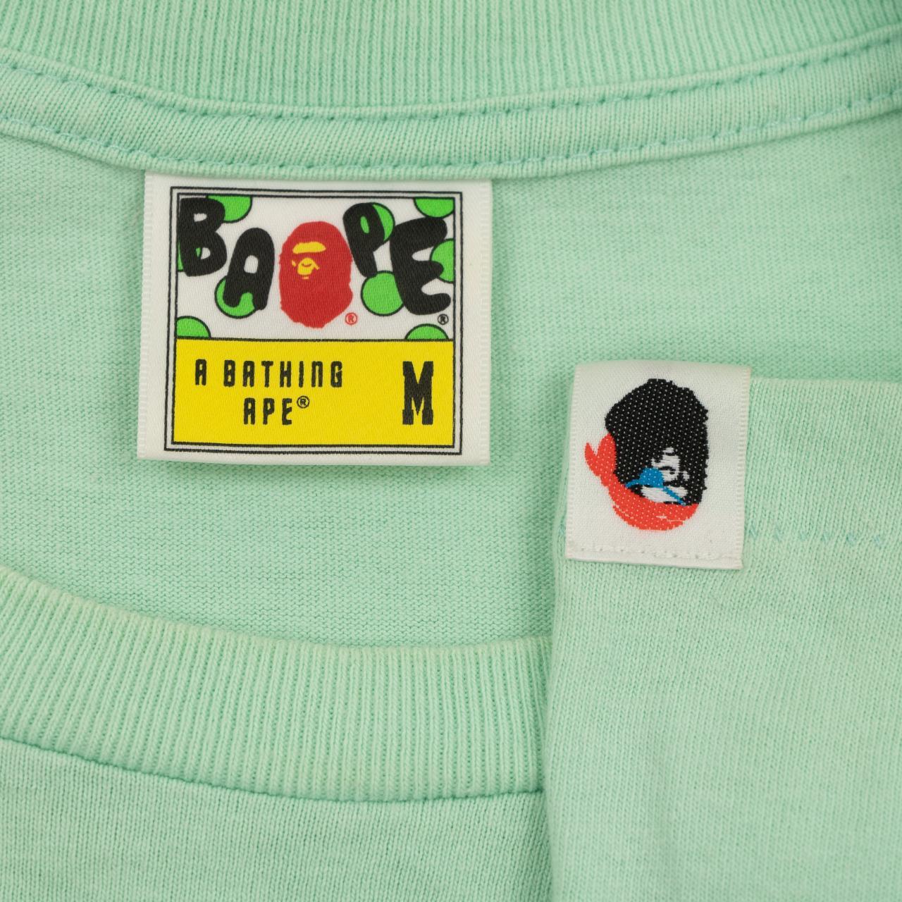 Bathing ape shop shirt tag