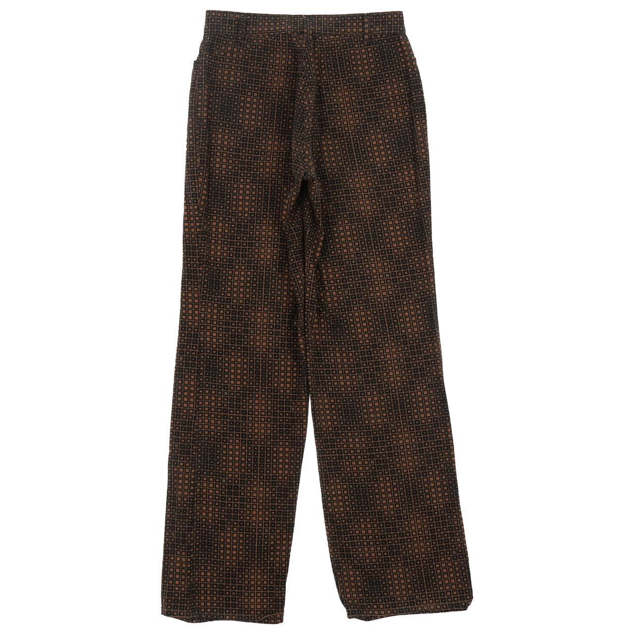 Vintage Fendi Logo Pattern Trousers Womens Size W28 - second wave ...