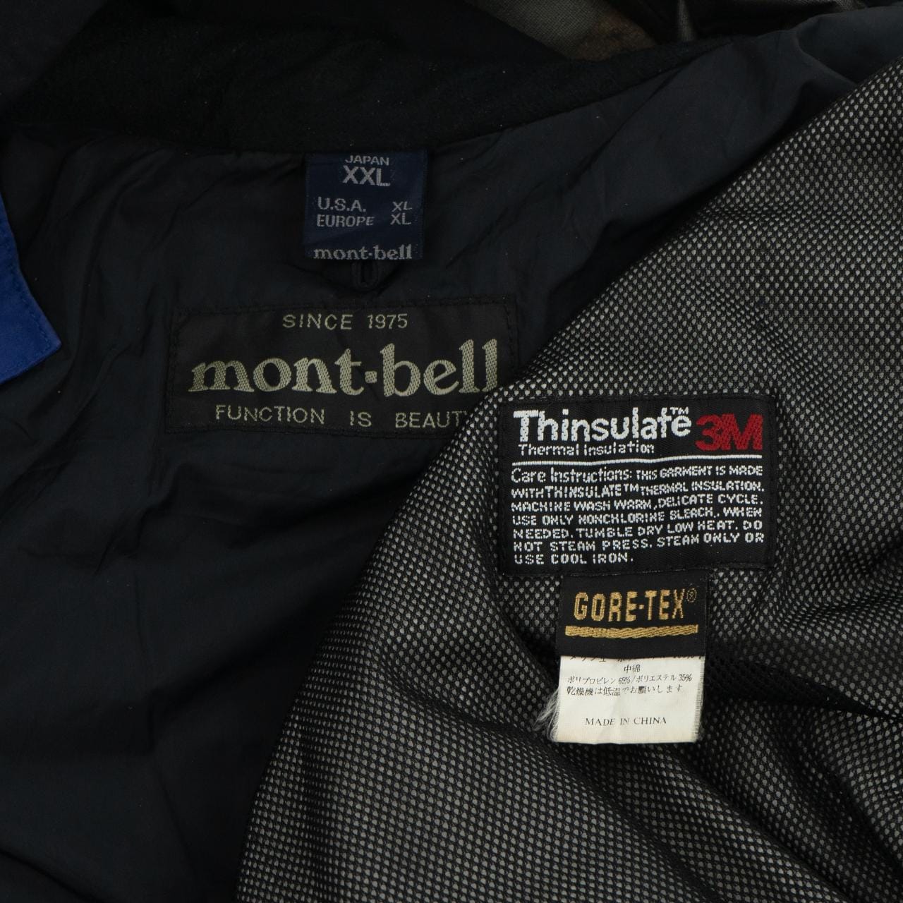 Vintage Montbell Goretex Zip Up Jacket Size XL - second wave