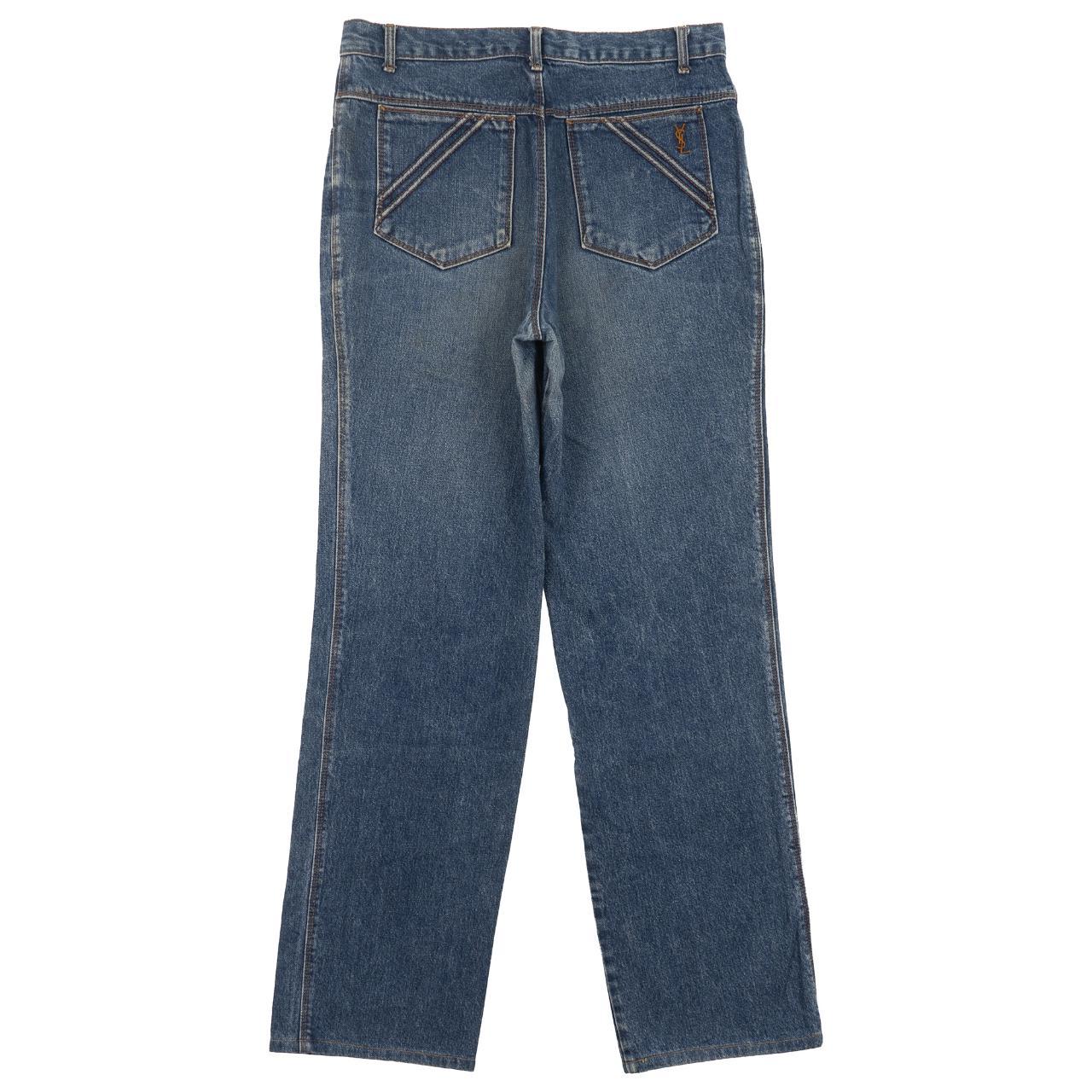 Vintage YSL Yves Saint Laurent Denim Jeans Size W30 - second wave