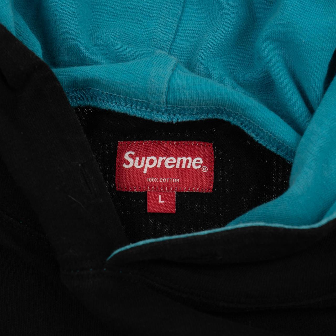 2009 Supreme Teal Blue Box Logo Hoodie