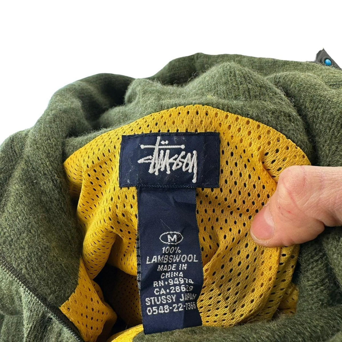 Vintage Stussy knitted jacket size XS