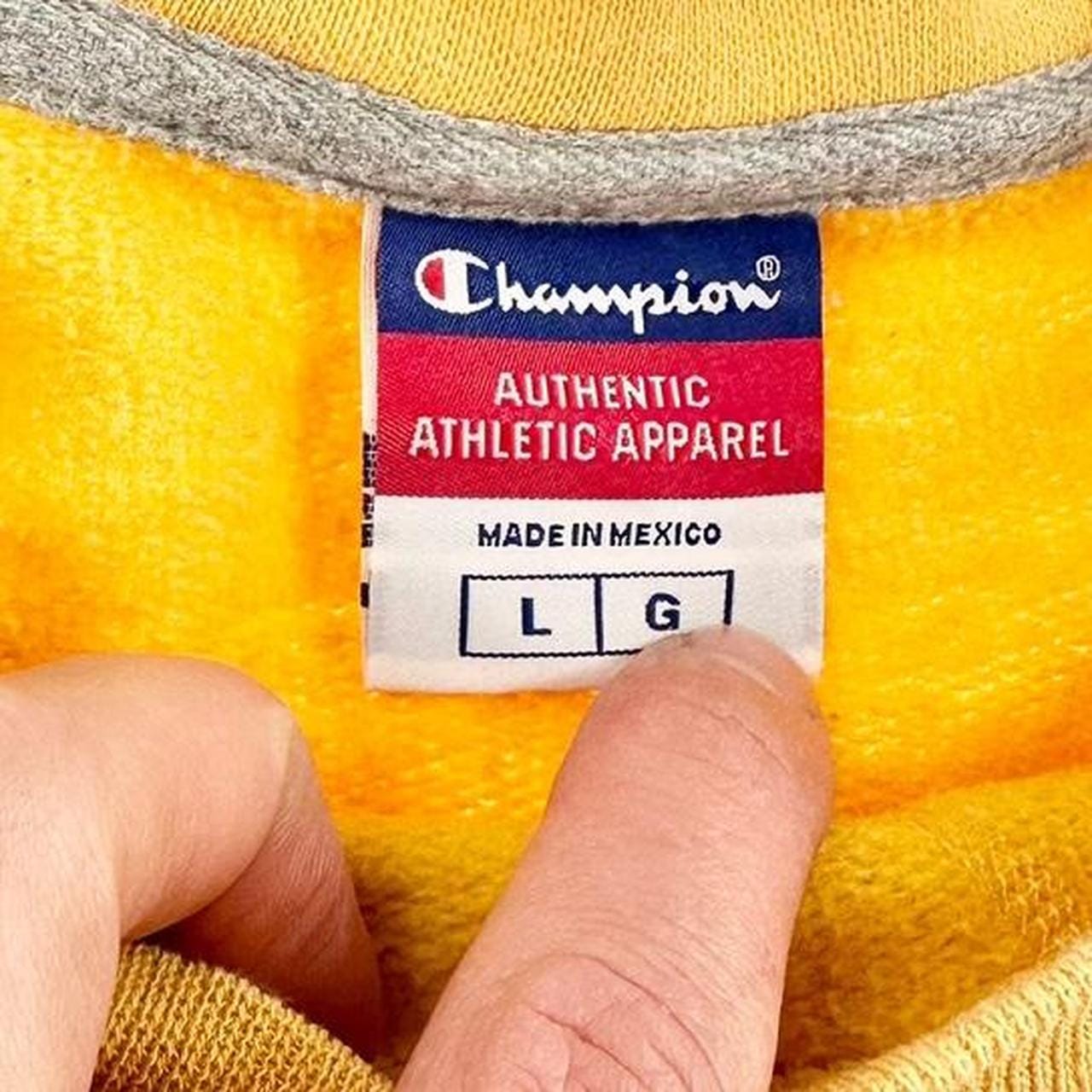 Yellow champion hot sale jumper