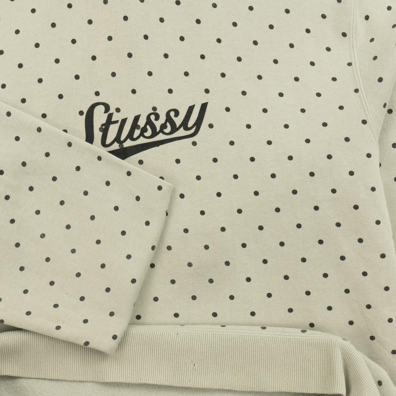 Vintage Stussy Dot Pattern Hoodie Size L