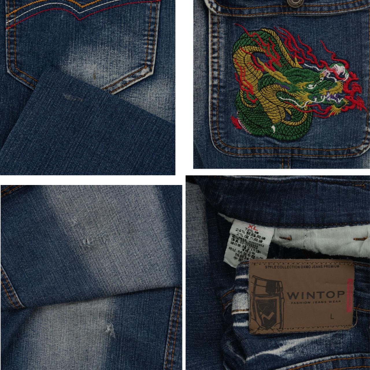 Vintage Dragon Japanese Denim Cargo Jeans Size W30