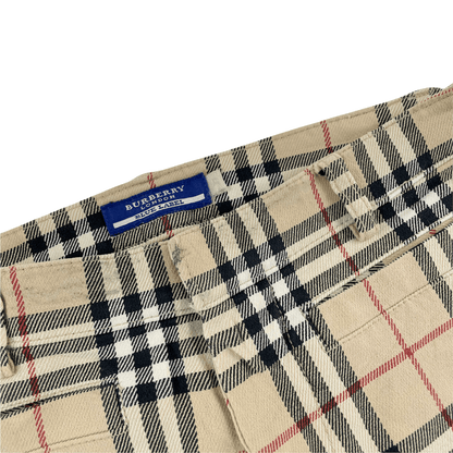 Burberry nova check long shorts W27 - second wave vintage store