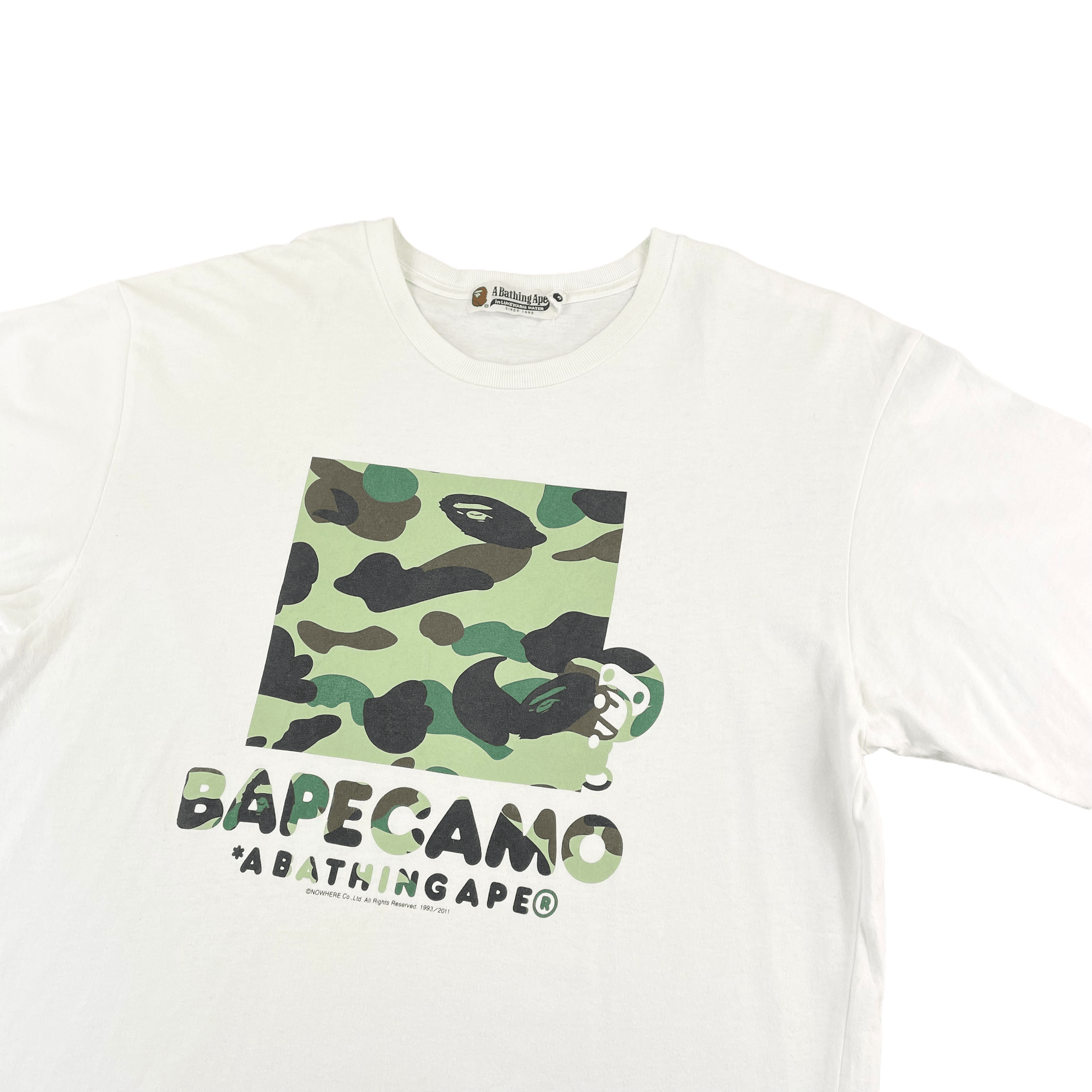 Bape camo t shirt size XL - second wave vintage store