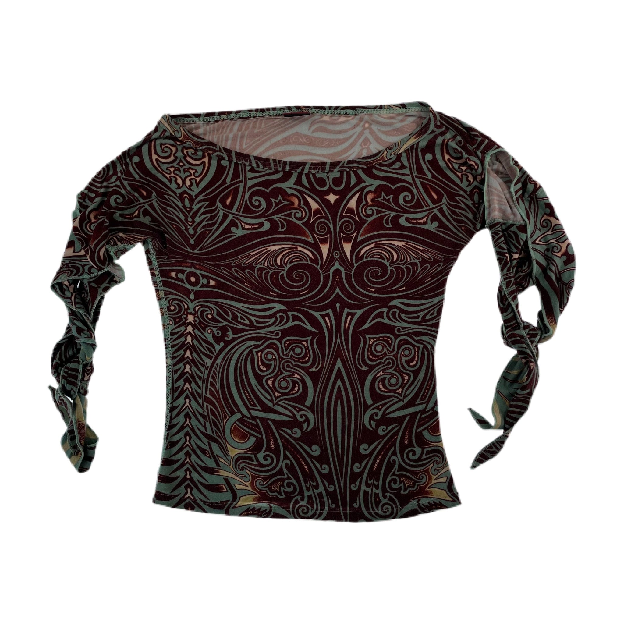 Vintage JPG Jean Paul Gaultier tribal top women's M - second wave