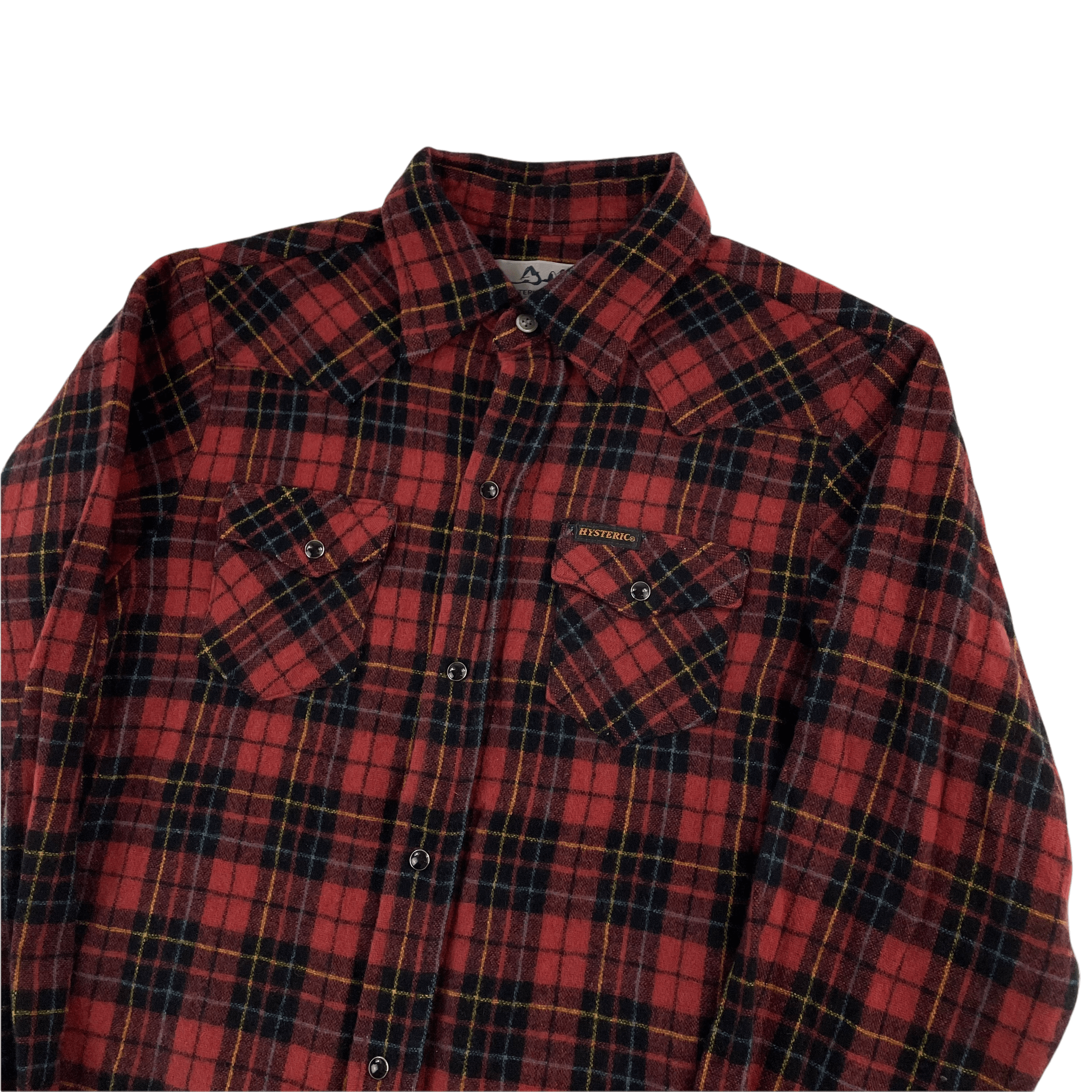 Vintage Hysteric Glamour tartan button shirt women’s size M - second wave vintage store