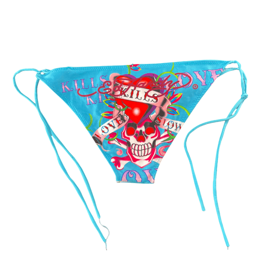 Ed hardy bikini bottoms size L - second wave vintage store