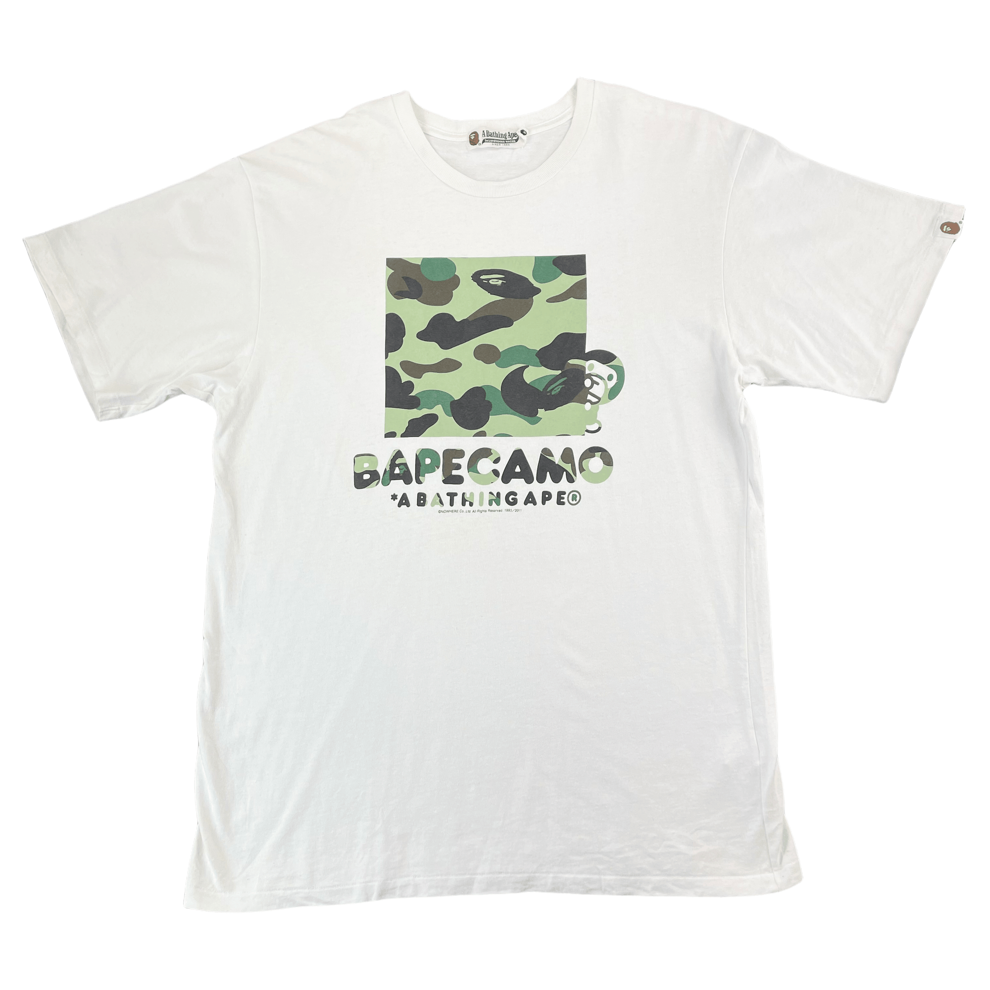 Bape camo t shirt size XL - second wave vintage store